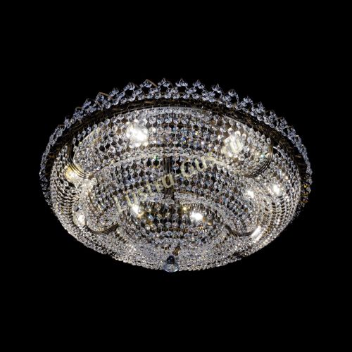 Люстра Двойное Кольцо Классика под бронзу в Кирове Гусь Хрустальный