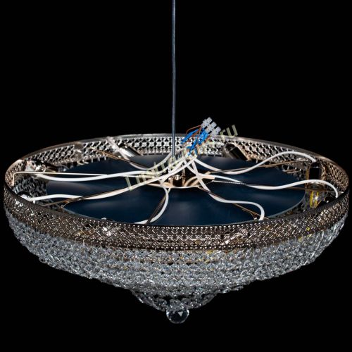 Люстра Двойное Кольцо Венеция оптикон в Кирове Гусь Хрустальный