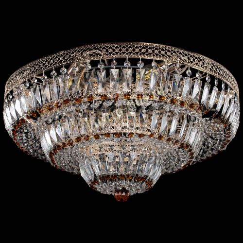 Люстра Двойное Кольцо Венеция чайная в Кирове Гусь Хрустальный