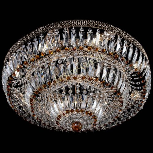 Люстра Двойное Кольцо Венеция чайная в Кирове Гусь Хрустальный