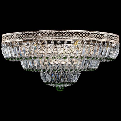 Люстра Двойное Кольцо Венеция зеленая в Кирове Гусь Хрустальный