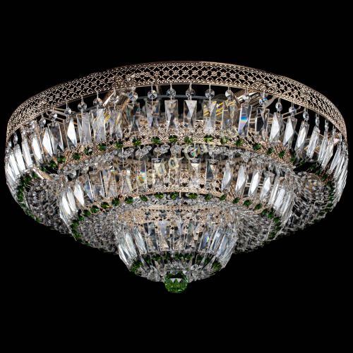 Люстра Двойное Кольцо Венеция зеленая в Кирове Гусь Хрустальный