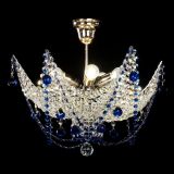 Люстра Элина №2 синяя в Кирове