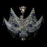 Люстра Элина №2 сине-зеленая в Кирове