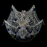 Люстра Элина №2 сине-зеленая в Кирове