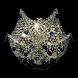 Люстра Элина №2 сине-зеленая в Кирове