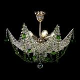 Люстра Элина №2 зеленая в Кирове
