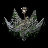 Люстра Элина №2 зеленая в Кирове