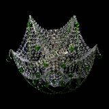 Люстра Элина №2 зеленая в Кирове