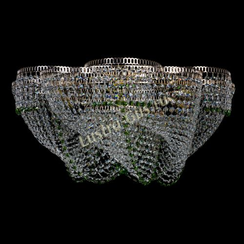 Люстра Есения зеленая в Кирове Гусь Хрустальный