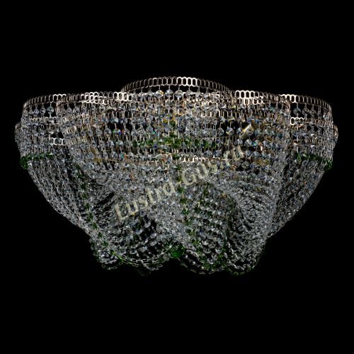Люстра Есения зеленая в Кирове Гусь Хрустальный