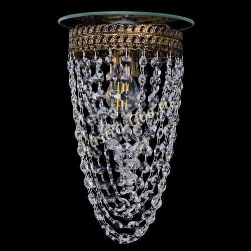 Люстра Флоренция №1 Водоворот под бронзу в Кирове Гусь Хрустальный