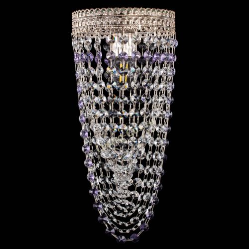 Люстра Флоренция №1 Водоворот фиолетовая в Кирове Гусь Хрустальный