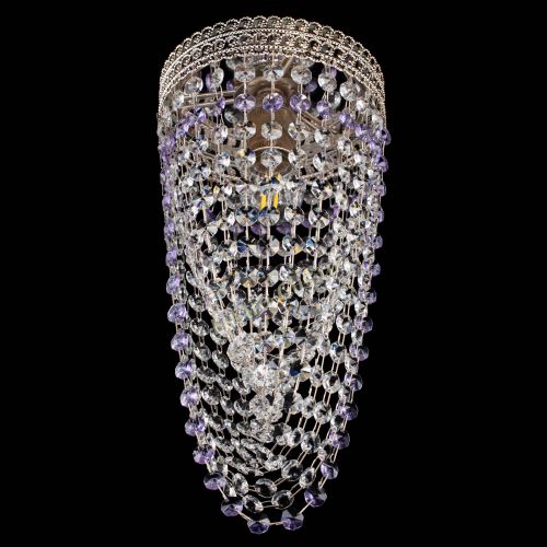 Люстра Флоренция №1 Водоворот фиолетовая в Кирове Гусь Хрустальный
