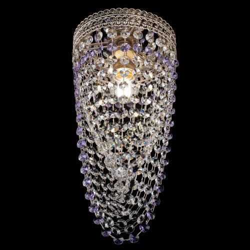 Люстра Флоренция №1 Водоворот фиолетовая в Кирове Гусь Хрустальный