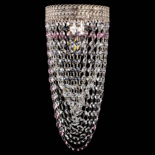 Люстра Флоренция №1 Водоворот розовая в Кирове Гусь Хрустальный