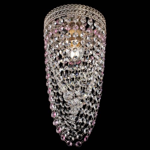 Люстра Флоренция №1 Водоворот розовая в Кирове Гусь Хрустальный