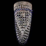 Люстра Флоренция №1 Водоворот синяя в Кирове