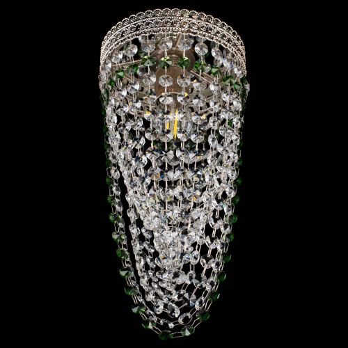 Люстра Флоренция №1 Водоворот зеленая в Кирове Гусь Хрустальный