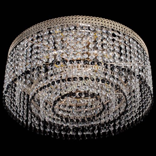 Люстра Флоренция капель оптикон черная в Кирове Гусь Хрустальный