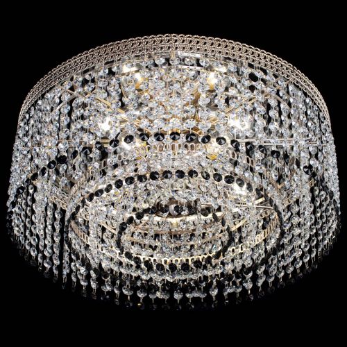 Люстра Флоренция капель оптикон черная в Кирове Гусь Хрустальный