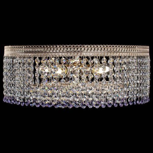 Люстра Флоренция капель оптикон фиолетовая в Кирове Гусь Хрустальный