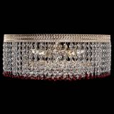 Люстра Флоренция капель оптикон красная в Кирове