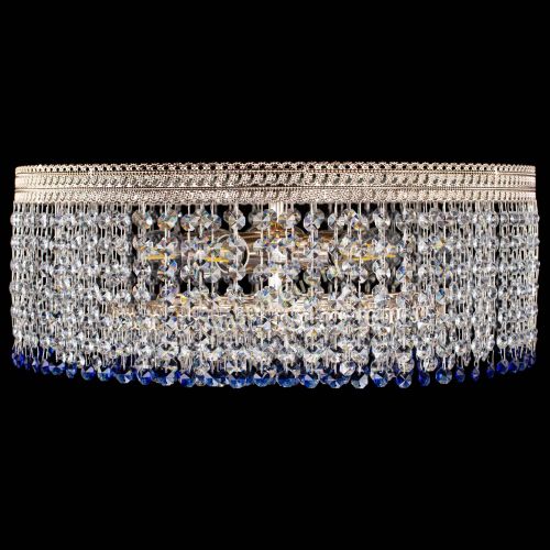 Люстра Флоренция капель оптикон синяя в Кирове Гусь Хрустальный