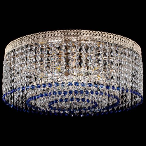 Люстра Флоренция капель оптикон синяя в Кирове Гусь Хрустальный