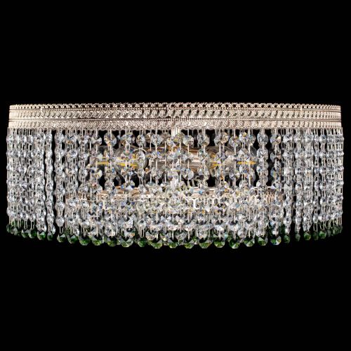 Люстра Флоренция капель оптикон зеленая в Кирове Гусь Хрустальный