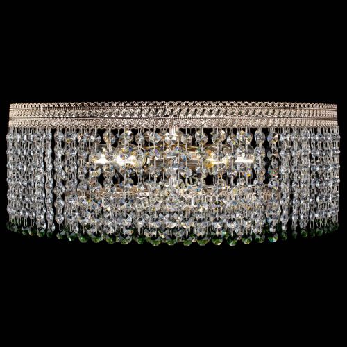 Люстра Флоренция капель оптикон зеленая в Кирове Гусь Хрустальный