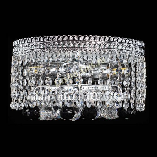 Люстра Флоренция шар №2 черная в Кирове Гусь Хрустальный