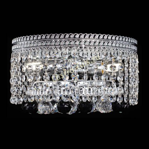 Люстра Флоренция шар №2 черная в Кирове Гусь Хрустальный