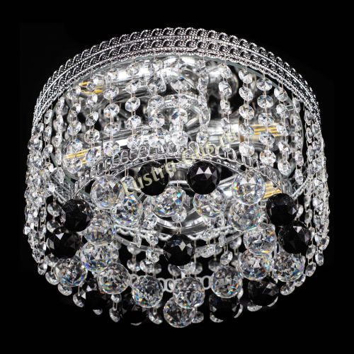 Люстра Флоренция шар №2 черная в Кирове Гусь Хрустальный