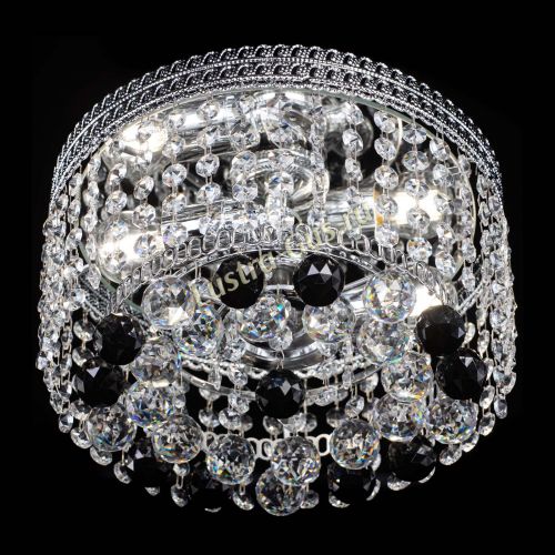 Люстра Флоренция шар №2 черная в Кирове Гусь Хрустальный