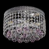 Люстра Флоренция шар №2 розовая в Кирове