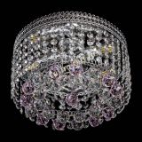 Люстра Флоренция шар №2 розовая в Кирове