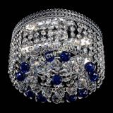 Люстра Флоренция шар №2 синяя в Кирове