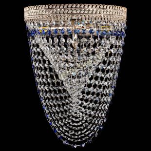 Люстра потолочная Флоренция Водоворот синяя