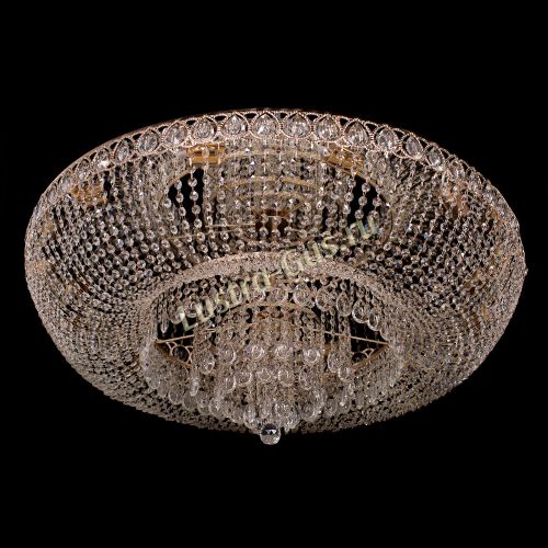 Люстра Капель 008 - 12 ламп в Кирове Гусь Хрустальный