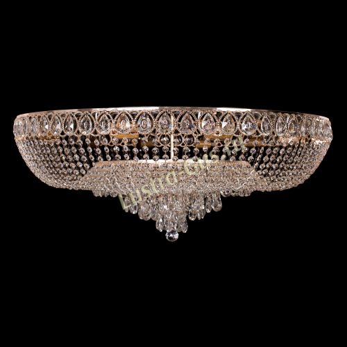 Люстра Капель 008 - 12 ламп в Кирове Гусь Хрустальный