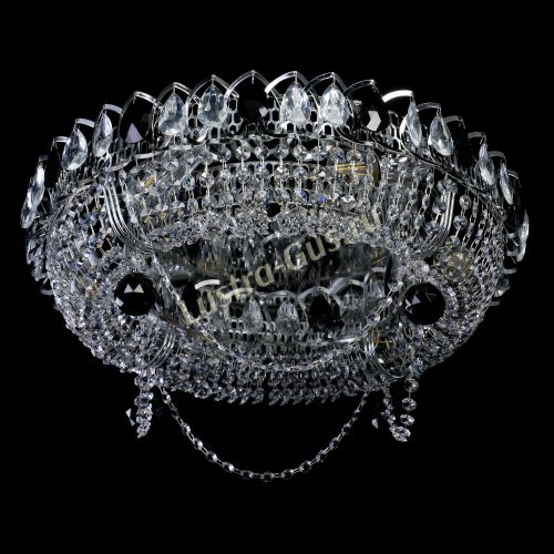 Люстра Глория №1 черная в Кирове Гусь Хрустальный