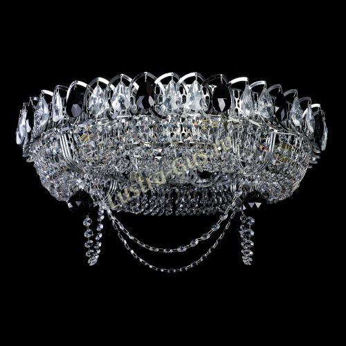 Люстра Глория №1 черная в Кирове Гусь Хрустальный