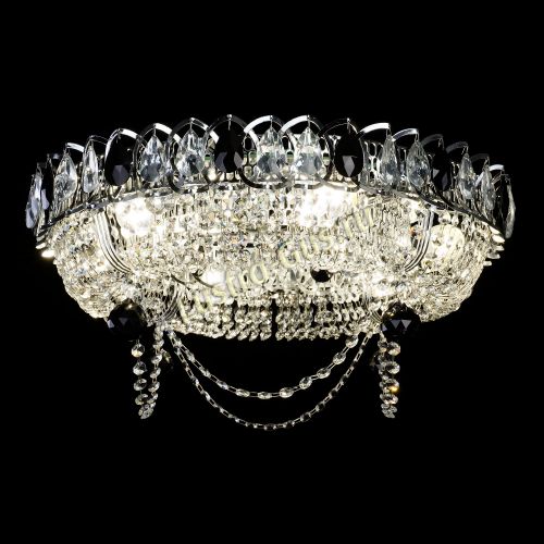 Люстра Глория №1 черная в Кирове Гусь Хрустальный