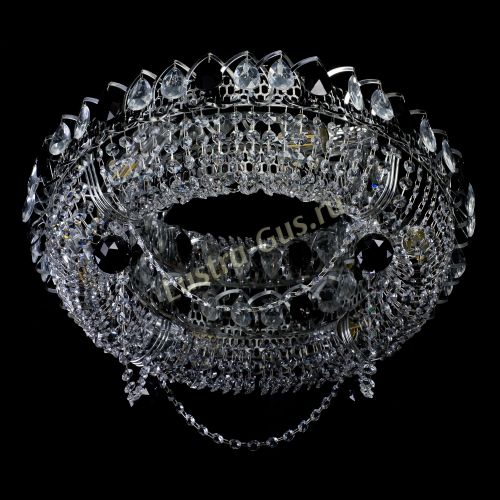 Люстра Глория №1 черная в Кирове Гусь Хрустальный