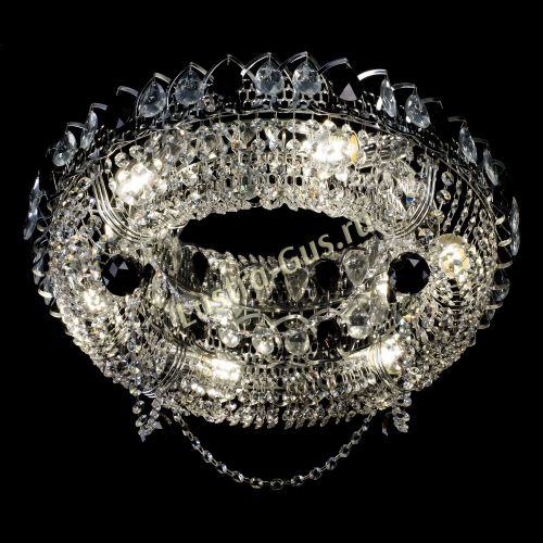 Люстра Глория №1 черная в Кирове Гусь Хрустальный