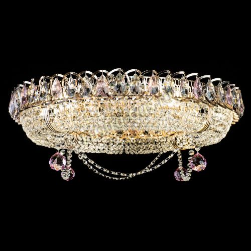 Люстра Глория №1 розовая в Кирове Гусь Хрустальный