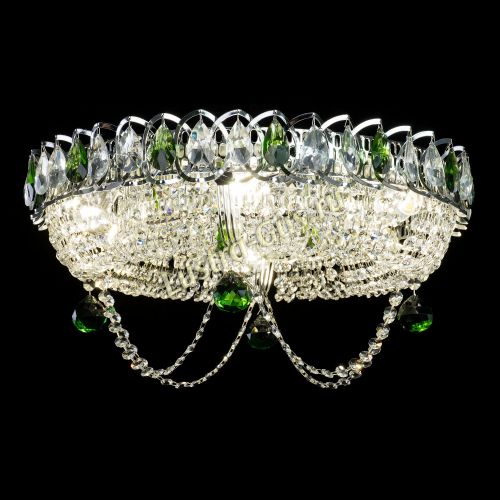 Люстра Глория №1 зеленая в Кирове Гусь Хрустальный
