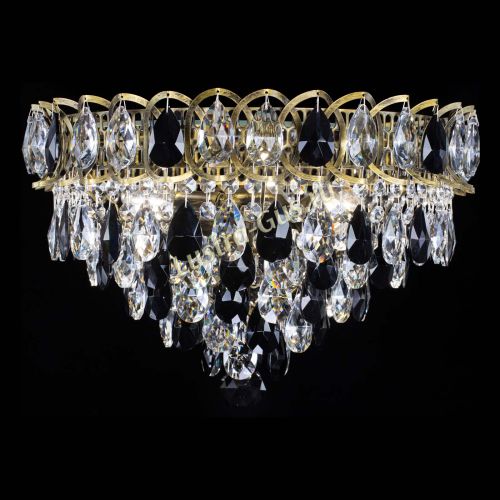 Люстра Грация №1 под бронзу черная в Кирове Гусь Хрустальный