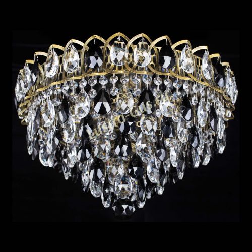 Люстра Грация №1 под бронзу черная в Кирове Гусь Хрустальный